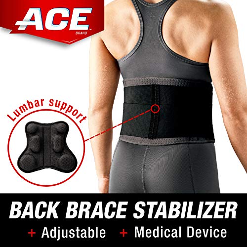 ACE Deluxe Back Stabilizer, with Lumbar Support, Back Brace, Supported by our...