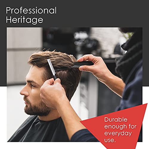 Ace Hair Dressing Comb - 7.5 Inch, Black - Great for All Hair Types - Fine Co...