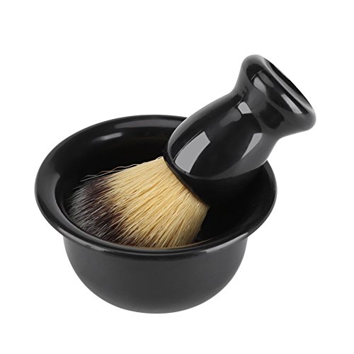 4Pcs Shaving Kit, Mens Shaving Brush Set for Men Gift, Includes Manual Razor ...
