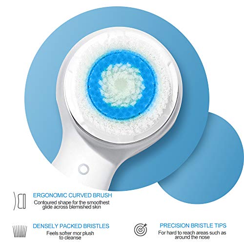 Compatiable For Facial Cleansing Brush Heads, Face Brush Heads Replacement as...