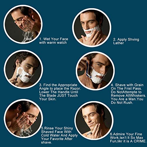 Premium Shaving Kit for Men, 4in1, ACRIMAX Badger Hair Shaving Brush Set, Lux...