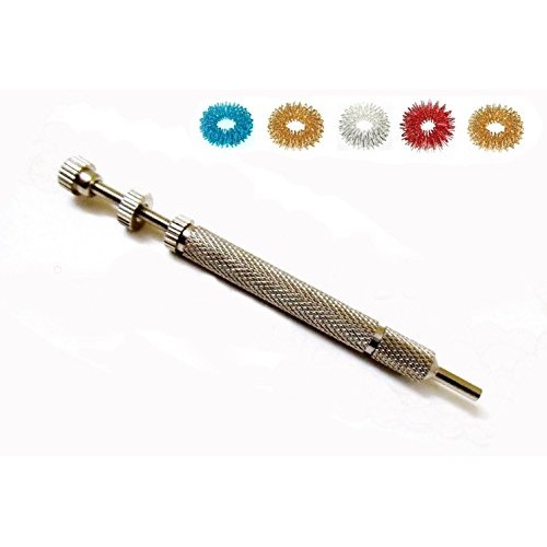 Sujok Hand Acupuncture Needle Injector (Spring Inserter) - Built-in Magnet + ...