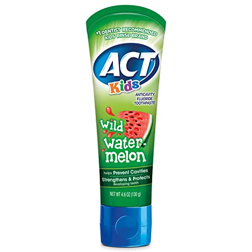 ACT Kids Anticavity Fluoride Toothpaste 4.6 oz. Wild Watermelon