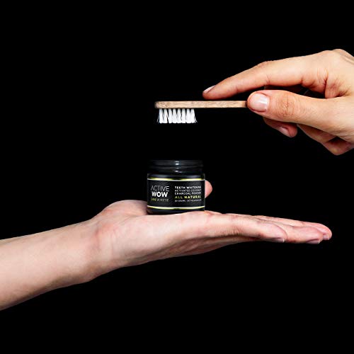 Active Wow Teeth Whitening Charcoal Powder Natural - With Organic Charcoal Po...