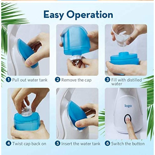 ActivePur Nano Facial Steamer for Steam Inhaler-Rejuvenate skin, Warm Mist Hu...