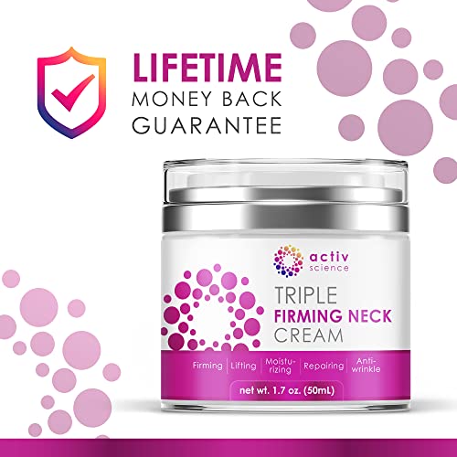 Retinol Neck Firming Cream - Natural Anti-Aging Facial Moisturizer with Colla...