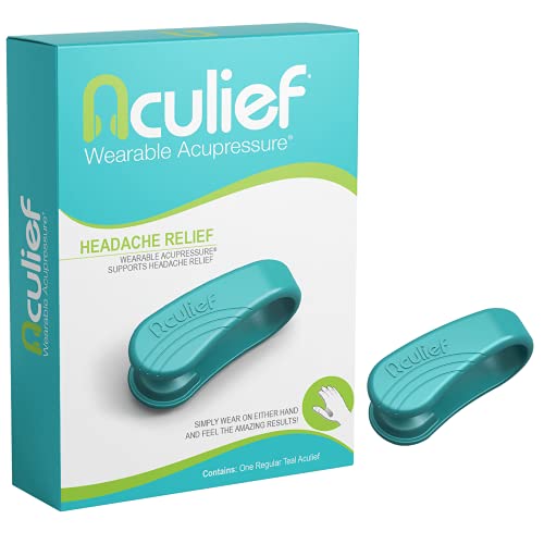 Aculief - Award Winning Natural Headache, Migraine, Tension Relief Wearable –...