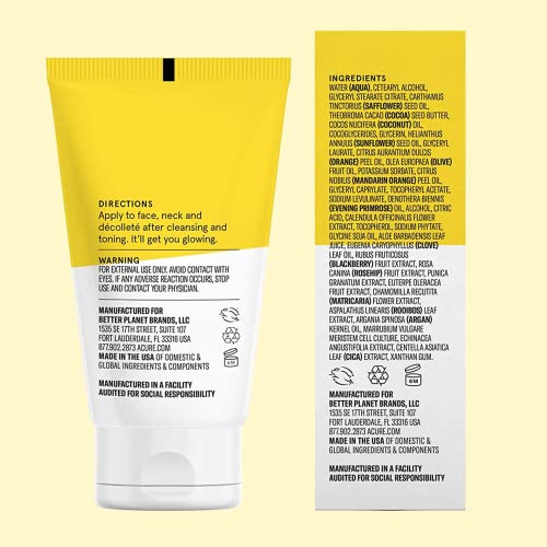 ACURE Brightening Day Cream | 100% Vegan | For A Brighter Appearance | Cica &...