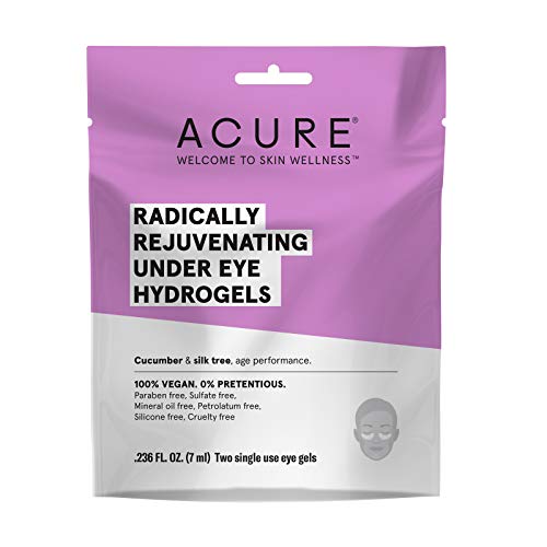 Acure Radically Rejuvenating Under Eye Hydrogel Mask, Provides Anti-Aging Sup...
