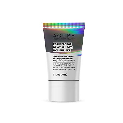 ACURE Resurfacing Dewy All Day Moisturizer | 100% Vegan | Illuminating Dewy G...