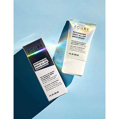 ACURE Resurfacing Dewy All Day Moisturizer | 100% Vegan | Illuminating Dewy G...