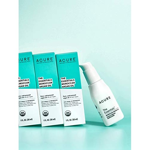 Acure The Essentials Moroccan Argan Oil | 100% Vegan | Versatile - For Any Sk...