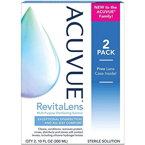 ACUVUE RevitaLens Multi-Purpose Disinfecting Solution 10 oz (Pack of 2)