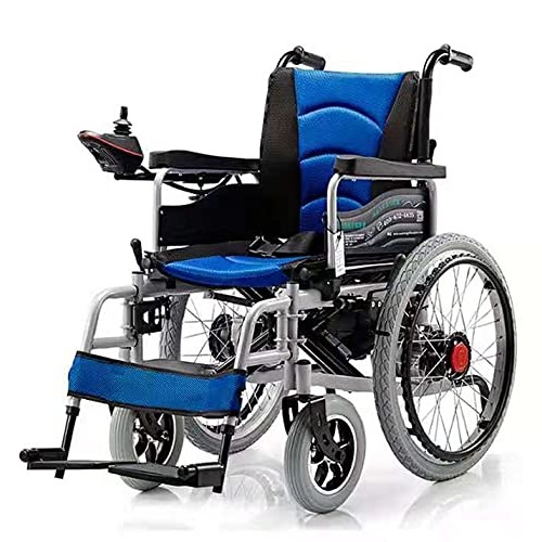 Electric Power Foldable Portable Wheelchair Mobility Aid with Joystick