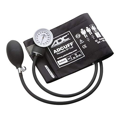 ADC 760-11ABK Prosphyg 760 Pocket Aneroid Sphygmomanometer with Adcuff Nylon ...