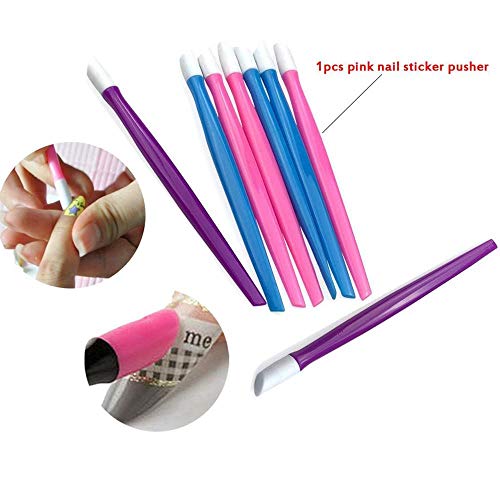 DIY Glitter Nail Rhinestones Decorations Dotting Tool Water Transfer Sticker ...