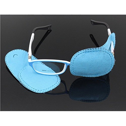 Adecco LLC 6pcs Amblyopia Eye Patches For Glasses,Kids Eye Patch,Treat Strabi...