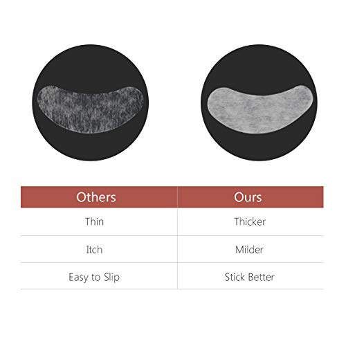 Adecco LLC Eyepads Eyelash Extensions Lint Free, 100 Pairs Set Eye Pads for L...