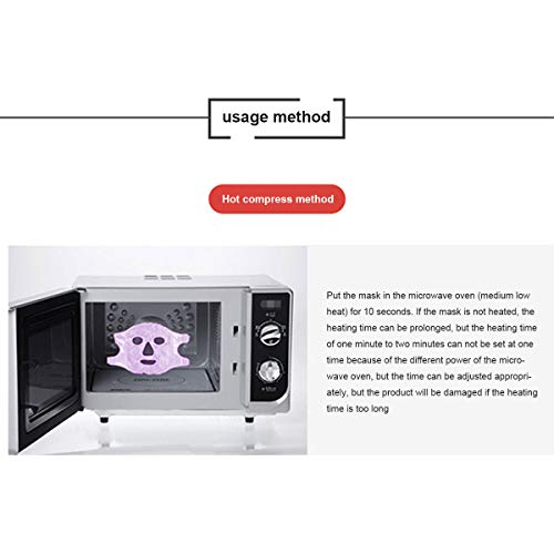 Adofect Reusable Ice Face Mask Hot and Cold Gel Bead Full Facial Mask Gel The...