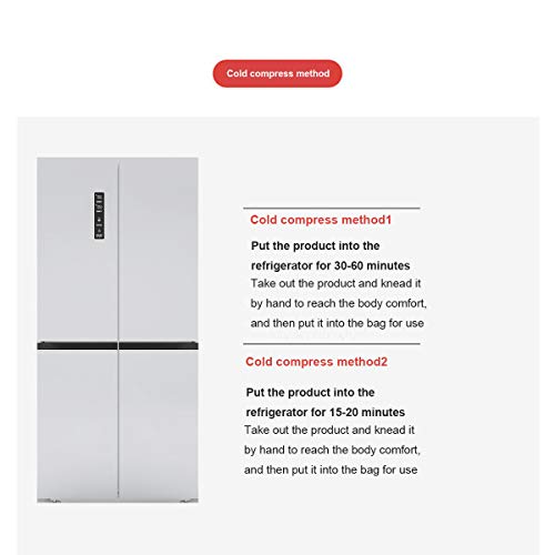 Adofect Reusable Ice Face Mask Hot and Cold Gel Bead Full Facial Mask Gel The...