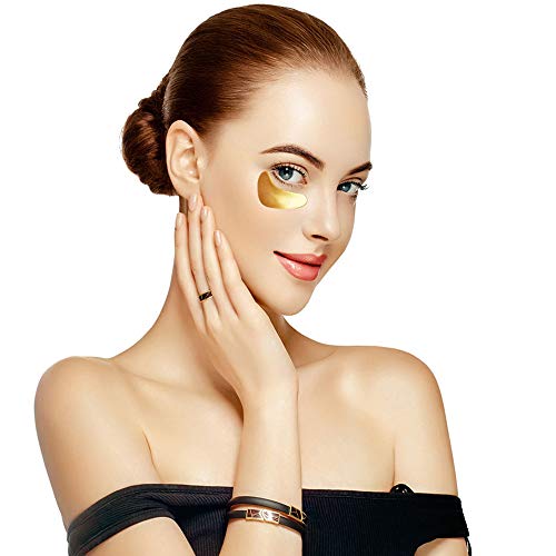 Under Eye Patches 24k Gold Under Eye Mask Puffy Eyes and Dark Circles Treatme...