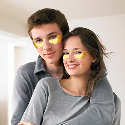 Under Eye Patches 24k Gold Under Eye Mask Puffy Eyes and Dark Circles Treatme...