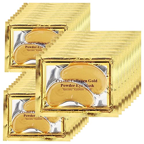 Under Eye Patches 24k Gold Under Eye Mask Puffy Eyes and Dark Circles Treatme...