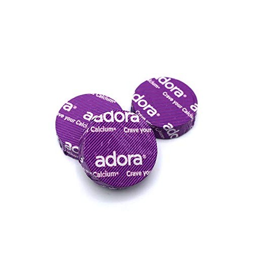 Adora Calcium Supplement Disk, Dark Chocolate, 30 Count - 500 mg