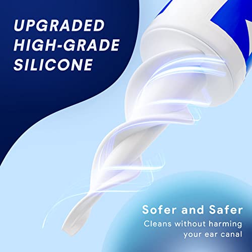 Ear Wax Removal Tool, 16 Pcs Silicone Ear Cleaner with Extra 6 Ear Picks, Reu...