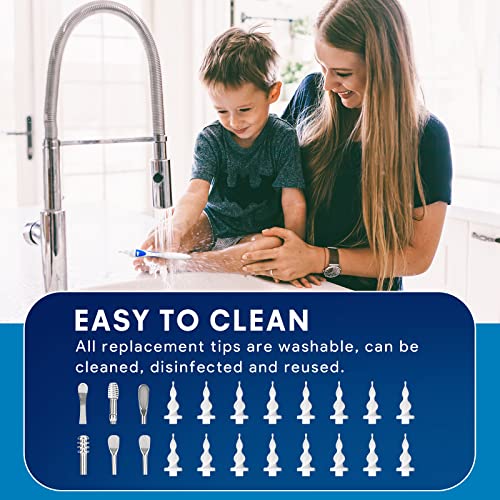 Ear Wax Removal Tool, 16 Pcs Silicone Ear Cleaner with Extra 6 Ear Picks, Reu...