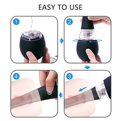 Automatic Electric Douche Enema Bulb, Adorime Rechargeable Cleansing System w...