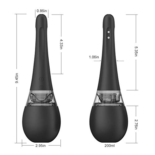 Automatic Electric Douche Enema Bulb, Adorime Rechargeable Cleansing System w...