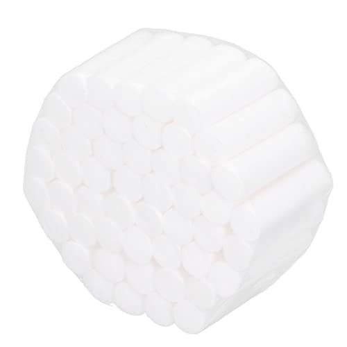 Rolled Cotton Ball, 100 Counts Cotton Gauze Rolls High Absorbent Easy Use for...
