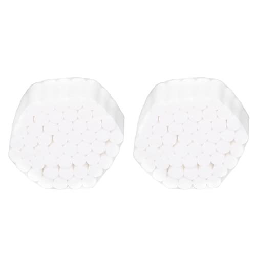 Rolled Cotton Ball, 100 Counts Cotton Gauze Rolls High Absorbent Easy Use for...