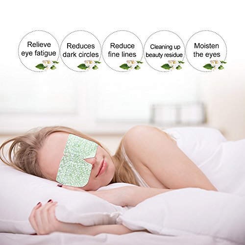 Adsoner Steam Eye Mask, 15 Packs Hot Steam Eye SPA Mask Relieve Eyestrain Rem...