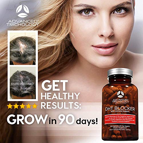 DHT Blocker - Hair Growth Supplement for Genetic Thinning for Men and Women |...