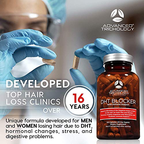 DHT Blocker - Hair Growth Supplement for Genetic Thinning for Men and Women |...