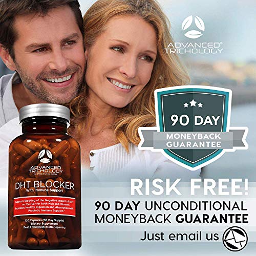 DHT Blocker - Hair Growth Supplement for Genetic Thinning for Men and Women |...