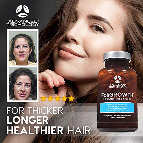 FoliGROWTH™ Hair Growth Supplement for Thicker Fuller Hair | Approved* by the...