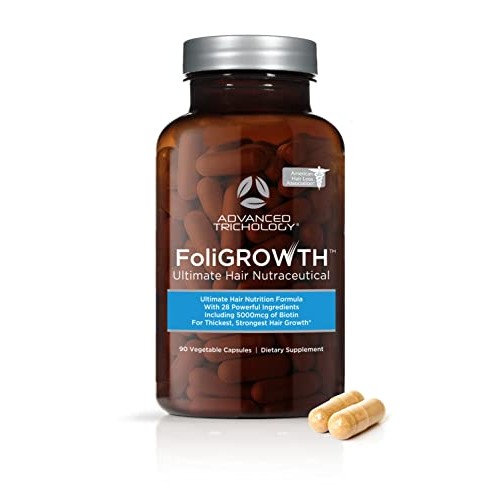 FoliGROWTH™ Hair Growth Supplement for Thicker Fuller Hair | Approved* by the...
