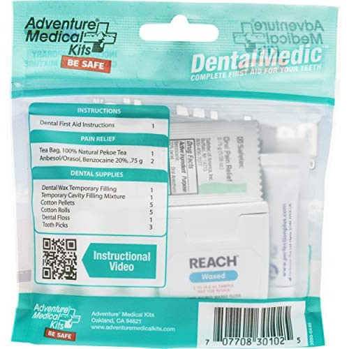 Adventure Medical Kits Dental Medic Travel First Aid Kit for Teeth