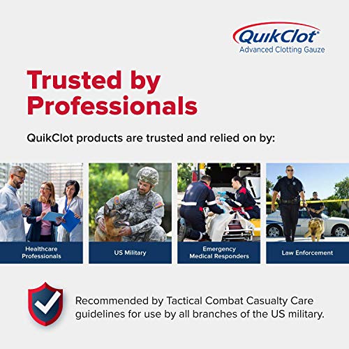 QuikClot Advanced Clotting Gauze - 3 x 24 in (2 Strips)