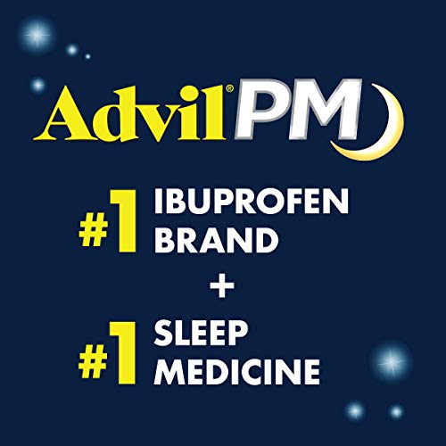 Advil PM Liqui-Gels Pain Reliever and Nighttime Sleep Aid, Pain Medicine with...