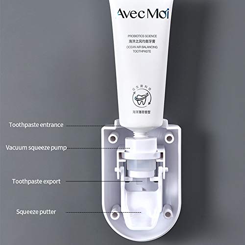 AERFA Toothpaste Dispenser, Automatic Toothpaste Squeezer Dispenser for Kids ...
