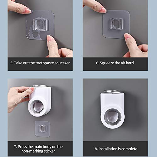 AERFA Toothpaste Dispenser, Automatic Toothpaste Squeezer Dispenser for Kids ...