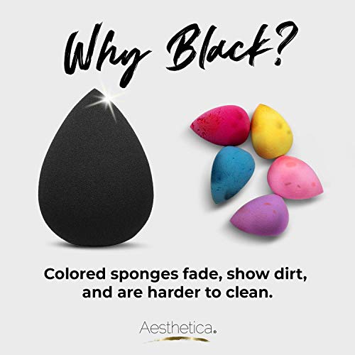 Aesthetica Cosmetics Beauty Sponge Blender - Latex Free and Vegan Makeup Spon...