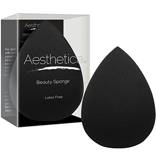 Aesthetica Cosmetics Beauty Sponge Blender - Latex Free and Vegan Makeup Spon...