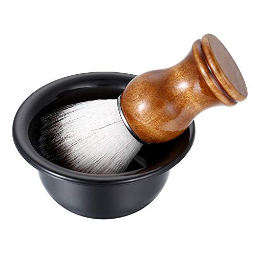 Aethland Mens Shaving Brush Kit, Soft Hair Shaving Brush, Stainless Steel Sha...