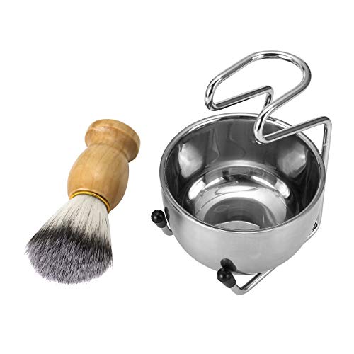 Aethland Mens Shaving Brush Set, Include 100g Shaving Soap, Soft Hair Shaving...