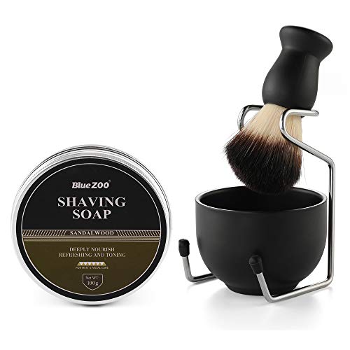 Aethland Shaving Brush Set for Men, Include 100g Shaving soap, Hair Shaving B...